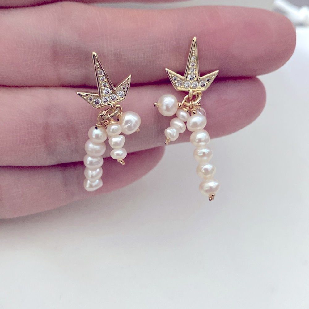 Handmade Pearl Earrings
